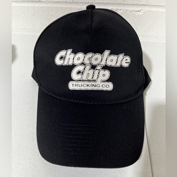Set Of 2 Chocolate Trucking Co Baseball Caps Hats Adj Snapback Black & Blue - Picture 8 of 16